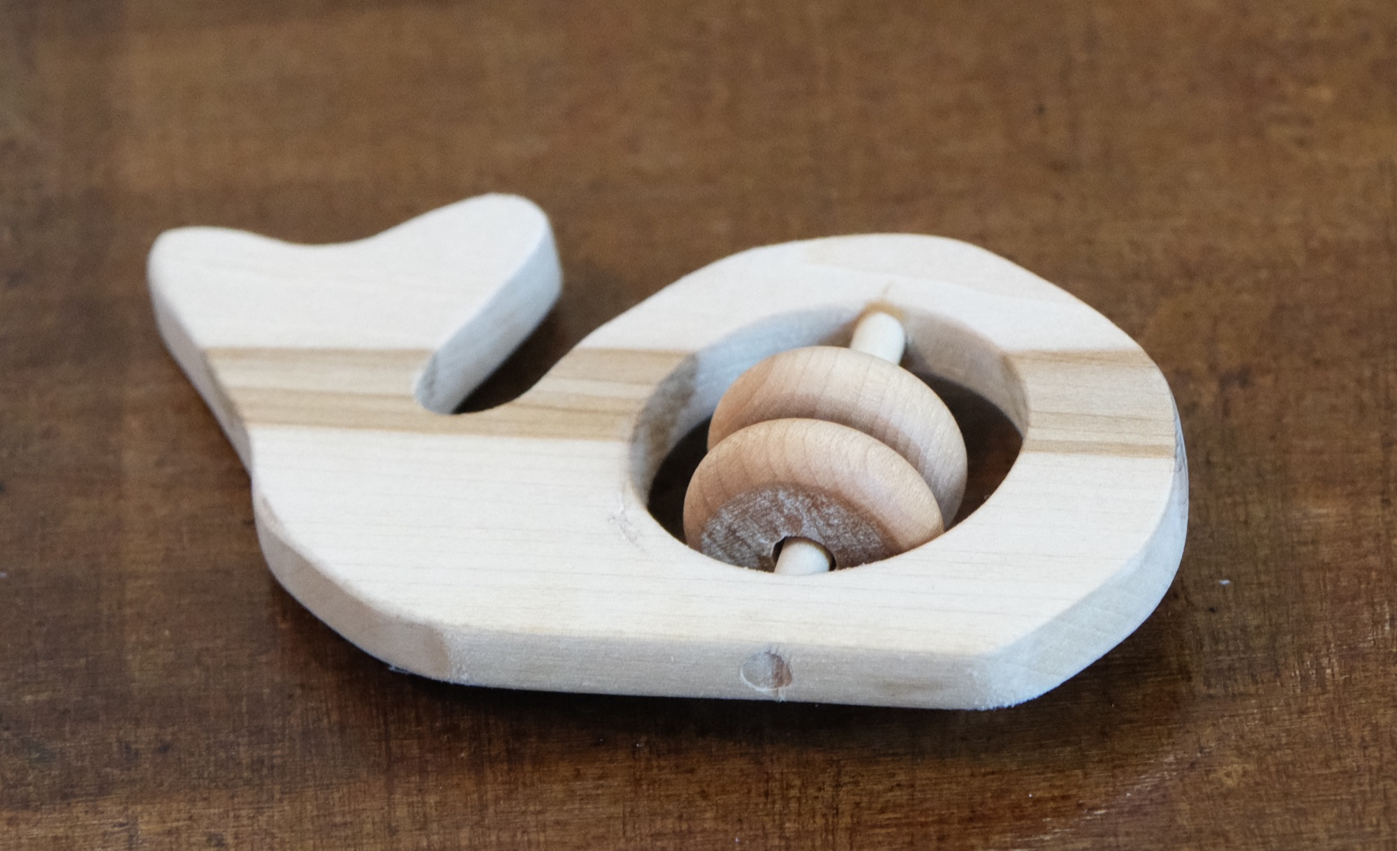 Whale Rattle — detail