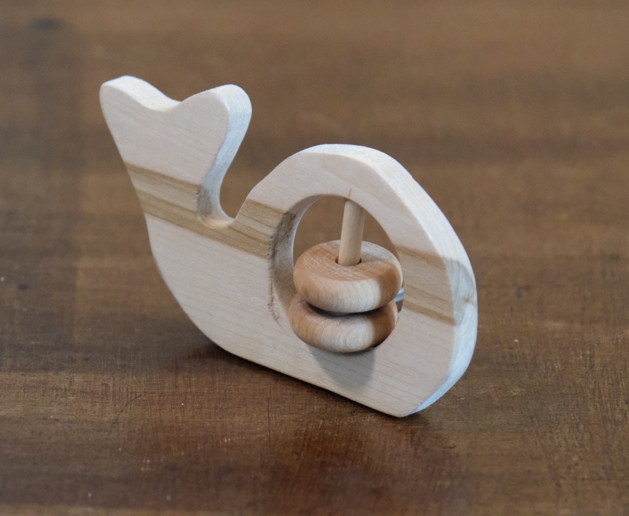 Whale Rattle — detail